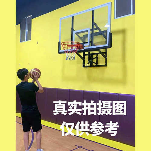 挂墙壁式壁挂式成人家用儿童篮板篮球框培训户外蓝球架室内篮球架