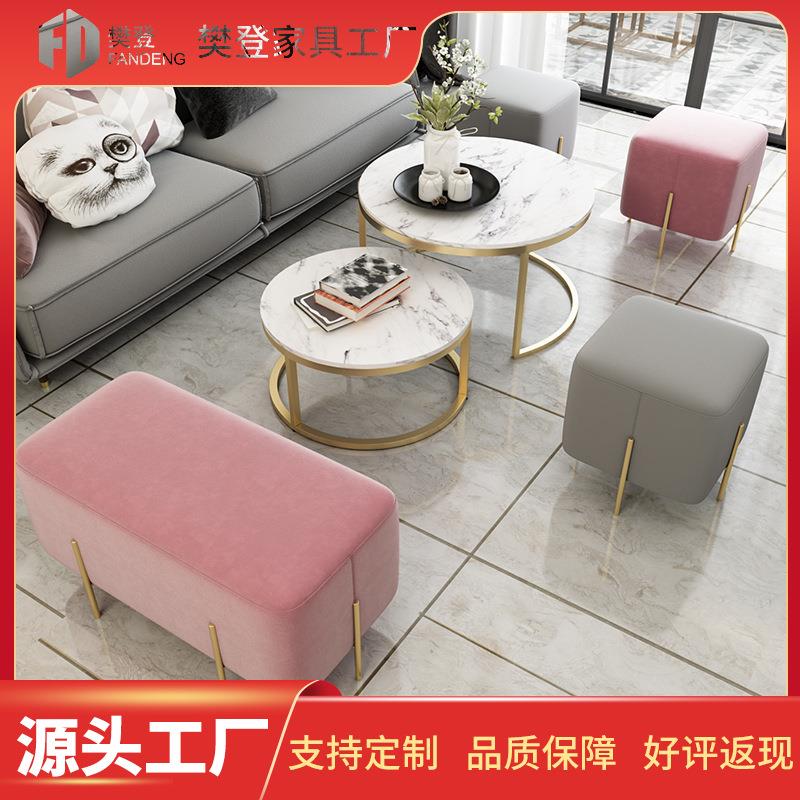 北欧创意进门网红换鞋凳门口沙发衣帽间穿鞋长条凳家用床尾小凳子