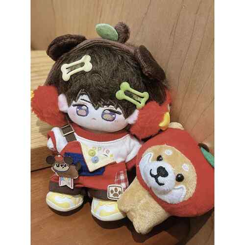 10cm棉花娃娃新品“小狗西多士”娃衣套装可爱玩偶公仔换装着替
