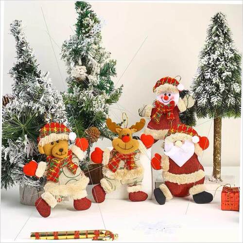 Christmas doll hanging piece Christmas tree hanging ornament