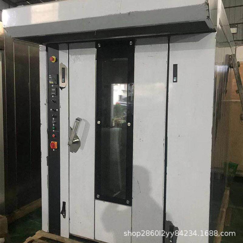 热风旋转炉大型16盘面包汉堡蛋糕烤箱月饼生产线大型三十六盘