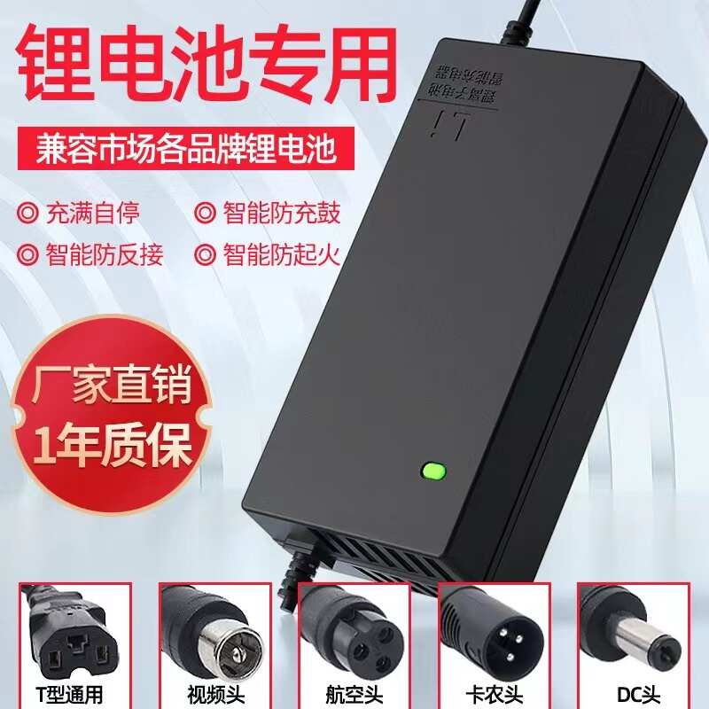 锂电池锂离子通用电车车平衡充电器48v36v60v24v72v电动车哈雷