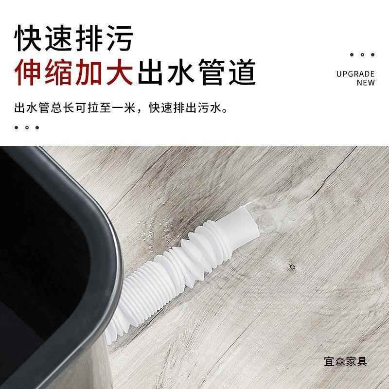 家用拖池把阳台酒饭店高脚地店盆卫生水间墩布拖布池799移动槽池