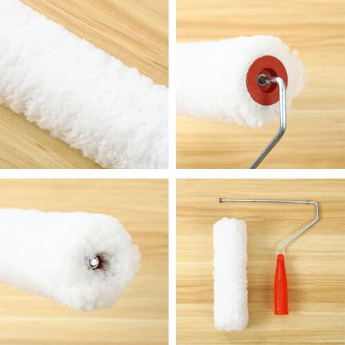 Roller brush telescopic rod paint tray brush wall tools