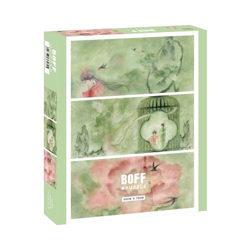 BOFF游园惊梦1000片戏曲新中式挂画成人拼图玩具解压潮玩装饰礼物