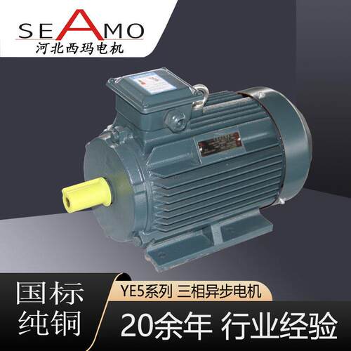 河北西玛电机定制生产YE5-6极2.2-315W超效三相异步电动机