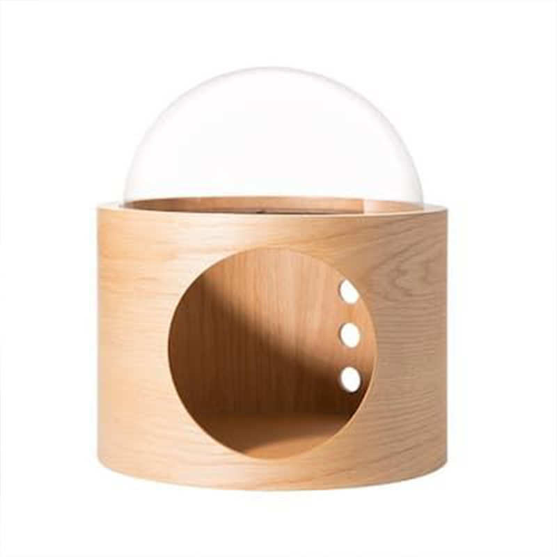 半封闭式猫窝超大猫咪太空舱猫窝壁挂室内家用冬季猫别墅木质猫窝