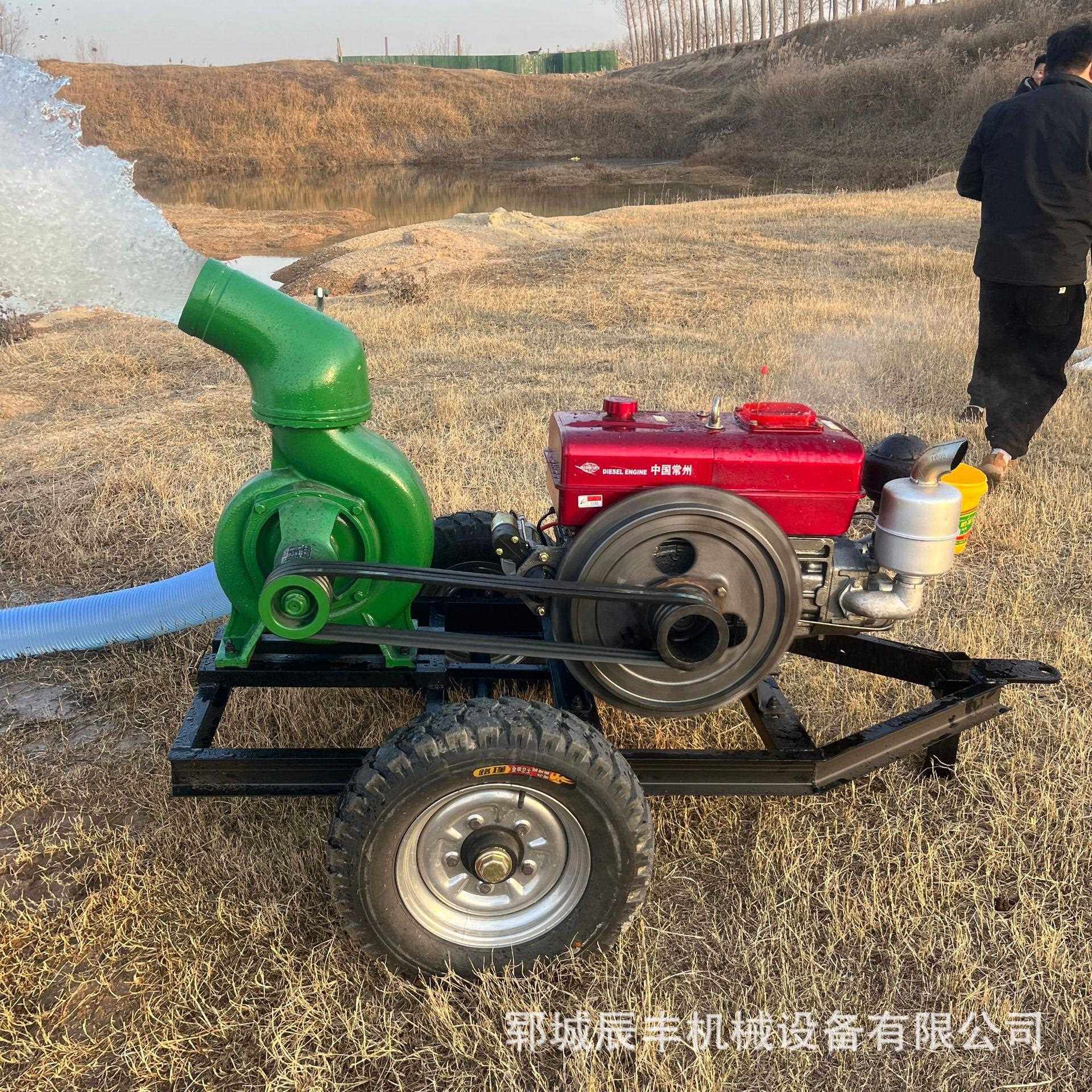 涡轮喷枪农业灌溉园林喷灌自动旋转雾化涡轮喷枪农田浇地抗旱柴油