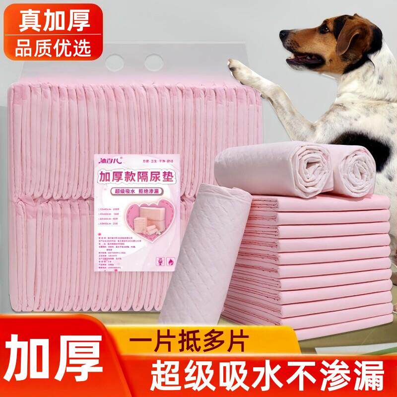 狗狗尿垫加厚除臭吸水凉垫宠物用品防尿垫泰迪尿不湿尿布尿片100