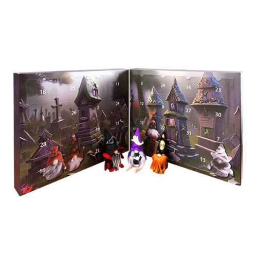 Gnome Halloween Advent Calendar 万圣节侏儒拼图倒计时降临日历