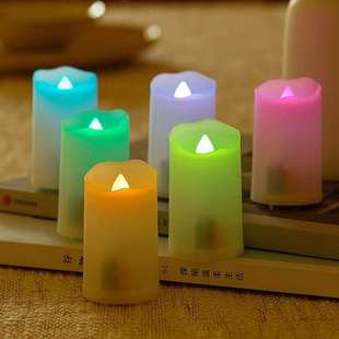 RGB遥控充电蜡烛灯led装 饰灯供灯会所婚庆派对聚餐酒店剧本氛围灯