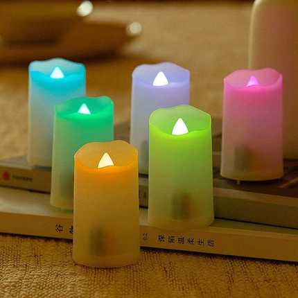 RGB遥控充电蜡烛灯led装饰灯供灯会所婚庆派对聚餐酒店剧本氛围灯