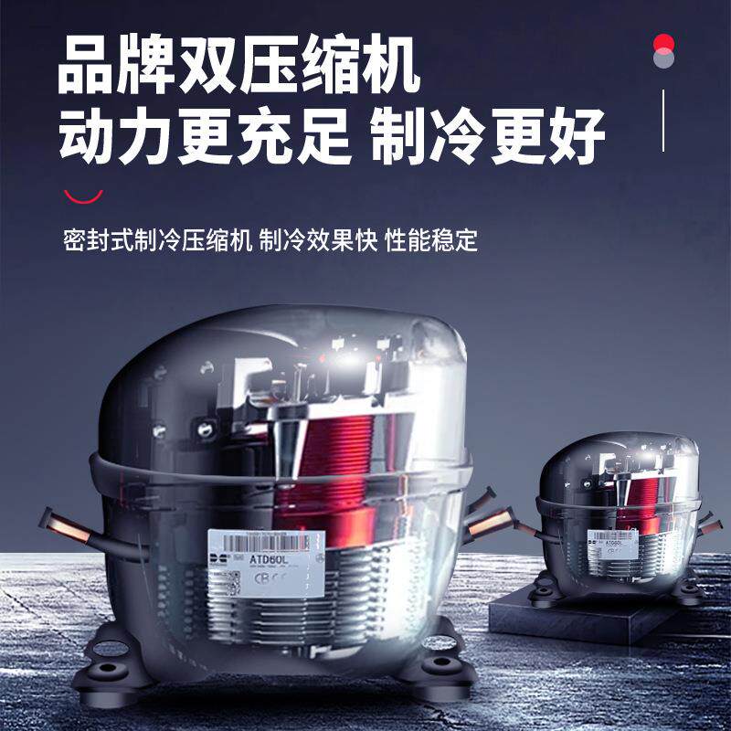 多功能子母柜商用大容量厨房不锈钢冷藏冷冻双温工作台展示柜冰柜