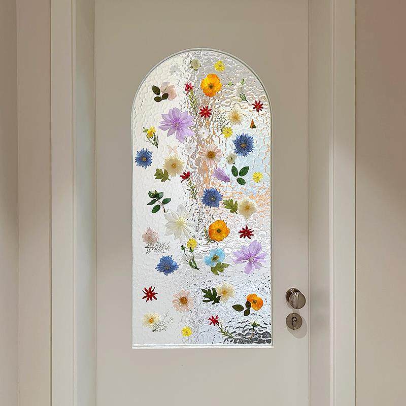 卫生间浴室温馨房间布置墙贴ins风干花手工diy玻璃贴画窗花厕所,家居饰品,软装墙贴,淘宝优惠券,粉丝福利购,淘宝优惠卷