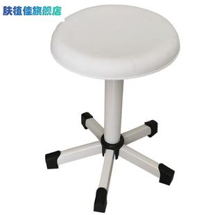 实验室学生凳加粗钢管圆凳工厂车间微机室工作凳美术凳三脚升降凳