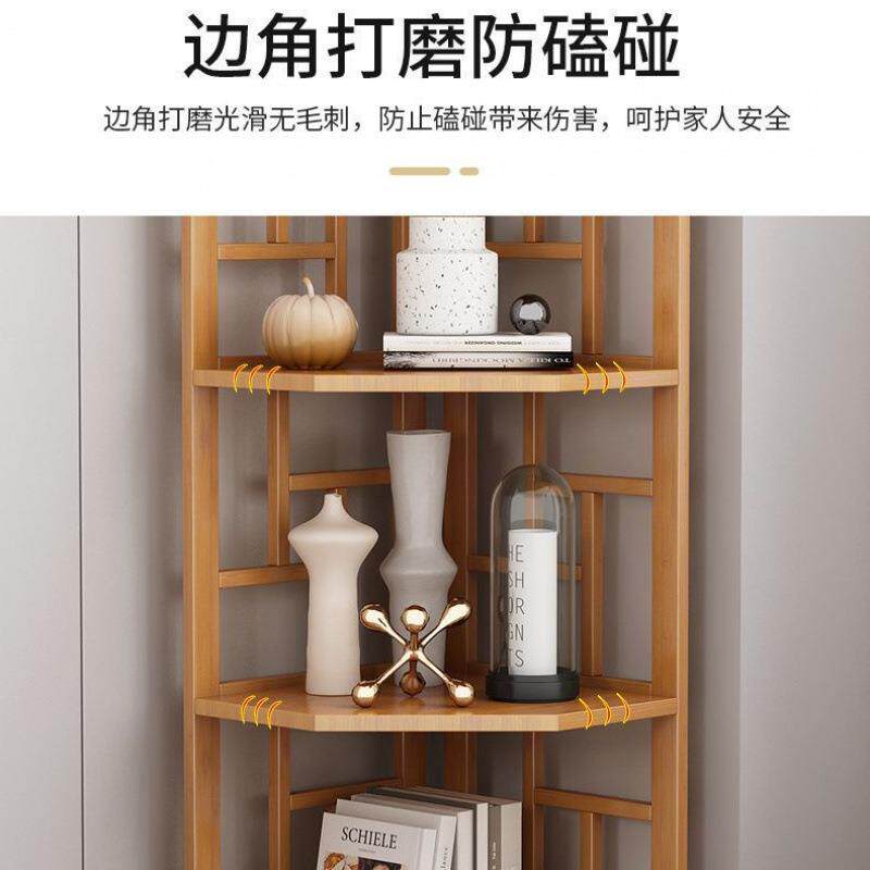 转落角置物架书架LLB家用中式角墙角省空式间柜收纳神器多层地三