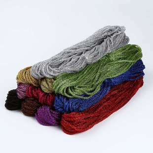 现货50m彩色金银丝网带彩丝编织无弹力工艺品线带多色可选可混搭