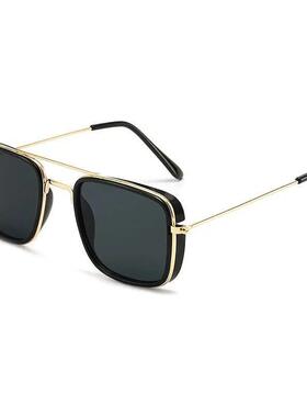 Fashion Sunglasses European and American Metal Small Square