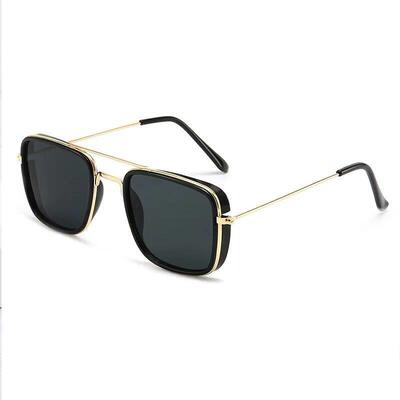 Fashion Sunglasses European and American Metal Small Square