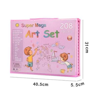 208Colors Acrylic Paint Pens Brush Marker Pen for Rock Paint