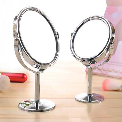 High-Definition Double-Sided Desktop Makeup Mirror with Meta