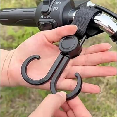 Electric scooter hook, bicycle magic tape hook, no-drilling