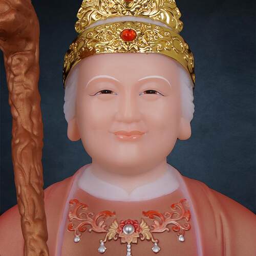 泰山奶奶碧霞元君神像居家供奉泰山圣母娘娘像仿汉白玉供奉摆件