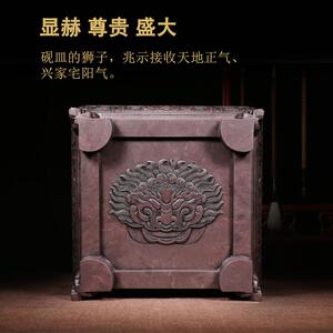 肇庆正宗端砚瑞兽尊鼎砚厚砚宋坑摆件书法收藏文房送礼源头厂家