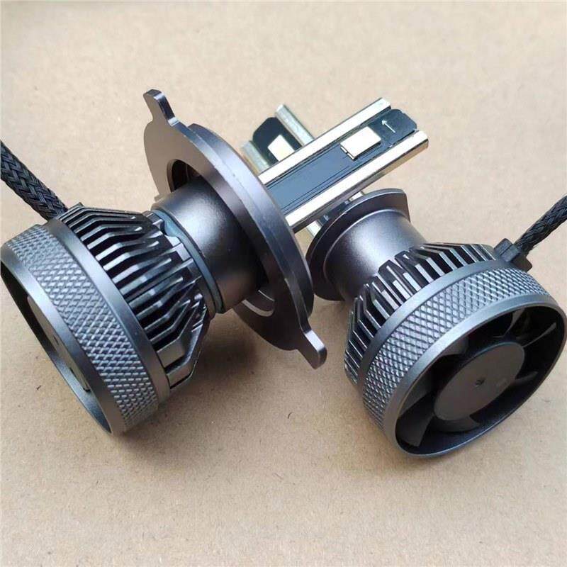 国标40W汽车LED大灯灯泡超亮H7H1H4灯芯9005远近光9012改装12v24v