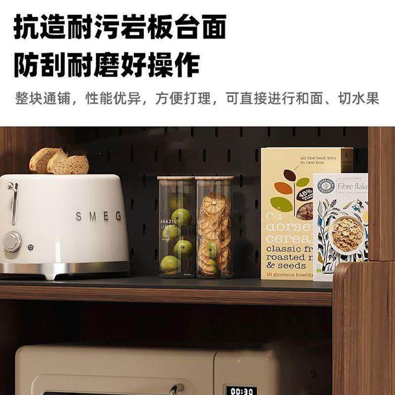 实985木餐柜边柜家用靠墙物子小户型客厅厨房收纳储置物柜水柜茶