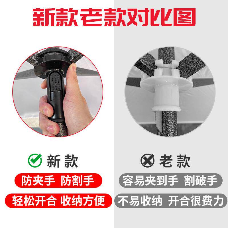 大号户外遮阳伞摆摊伞方形太阳伞庭院伞大型雨伞四方伞地摊伞3米