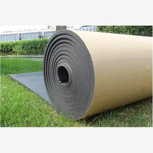 胶面光面橡塑保温板隔热板隔音棉中央空调阻燃防冷凝水管道隔热