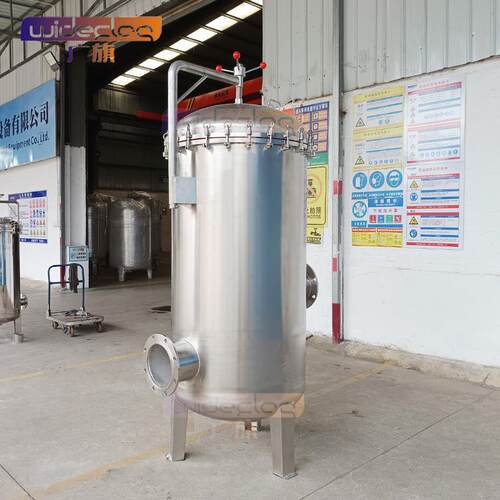 广旗大流量滤芯过滤器化工厂冷凝水过滤内压式大通量保安过滤设备