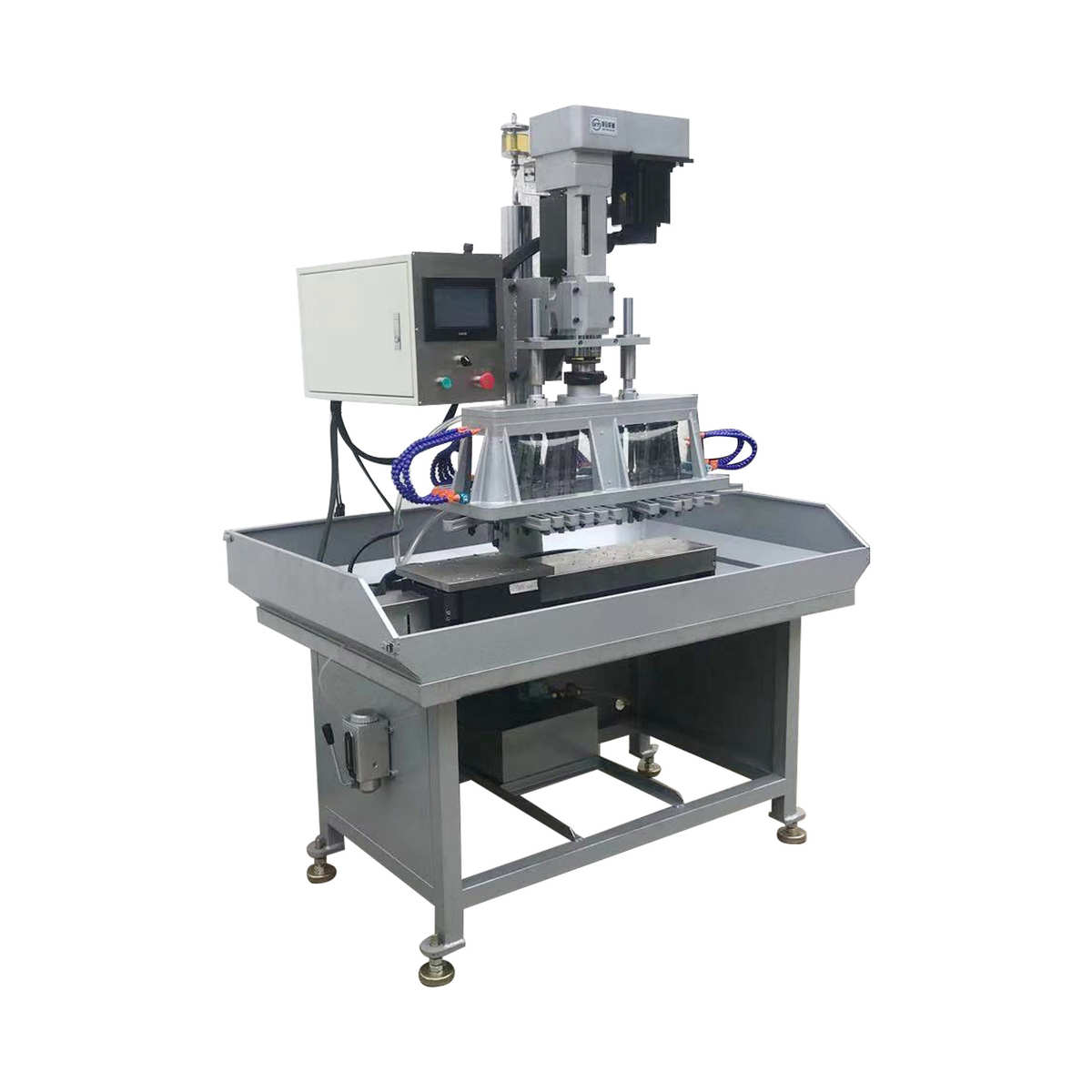 双头攻丝机自动  多头攻牙机 台式全自动攻丝机 自动攻牙机