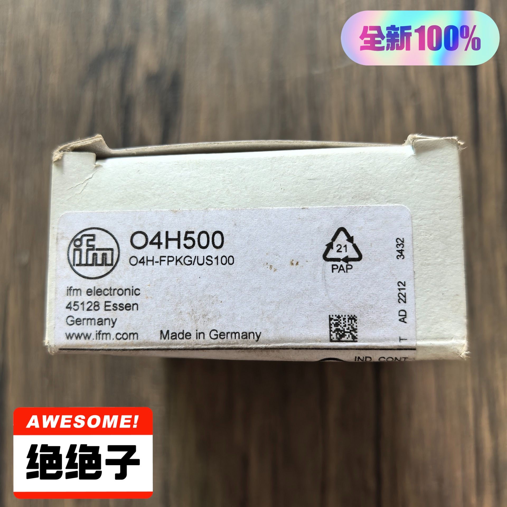 全新原装正品 IFM易福门 O4H500 光电传感器，实物拍