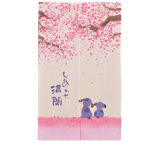 现代简约印花门帘客厅卧室舒适挂帘隔断书房空调门帘浪漫印花窗帘