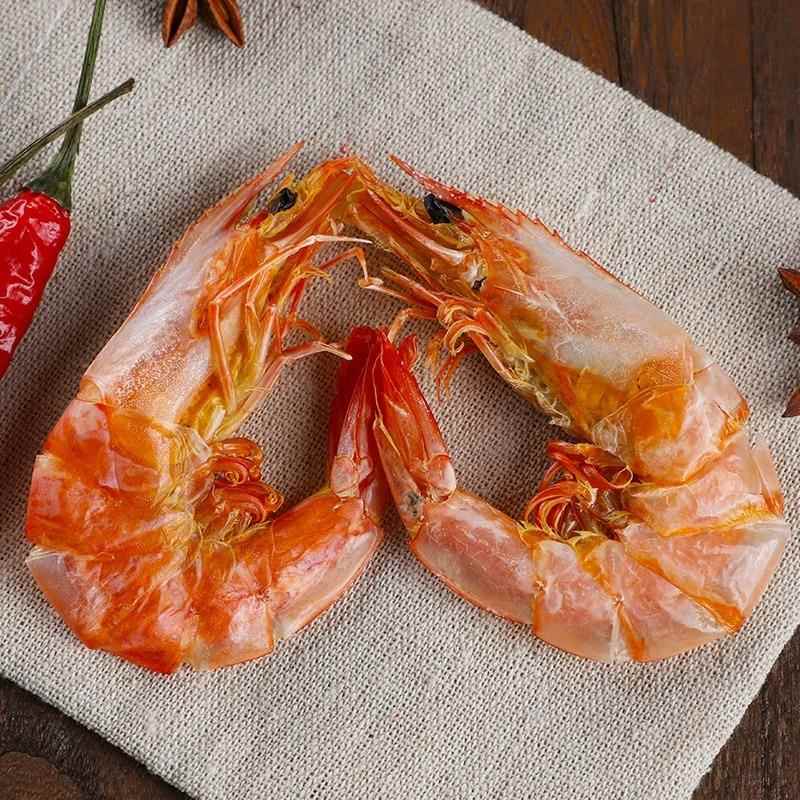 温州特产碳烤虾干即食特大干货虾干孕妇休闲零食淡水儿童对旗舰店