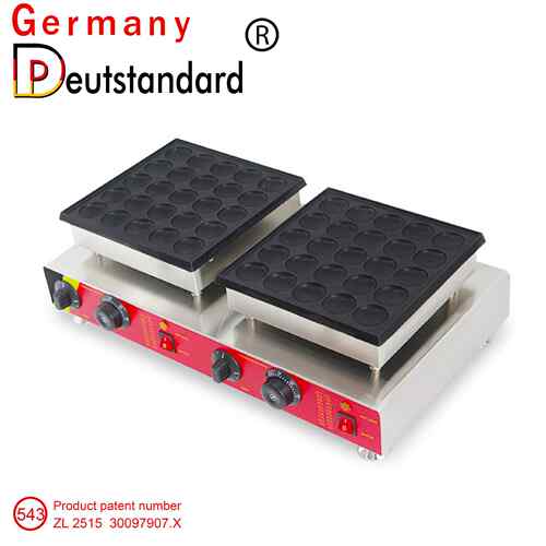 华夫饼铜锣烧机松饼机机小锣松饼机铜烧5锣010孔铜烧机电华夫炉小