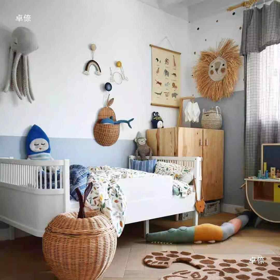 大实木儿童床男孩可单爱公主女孩卧室床拼接床1米床2KFXX01人床