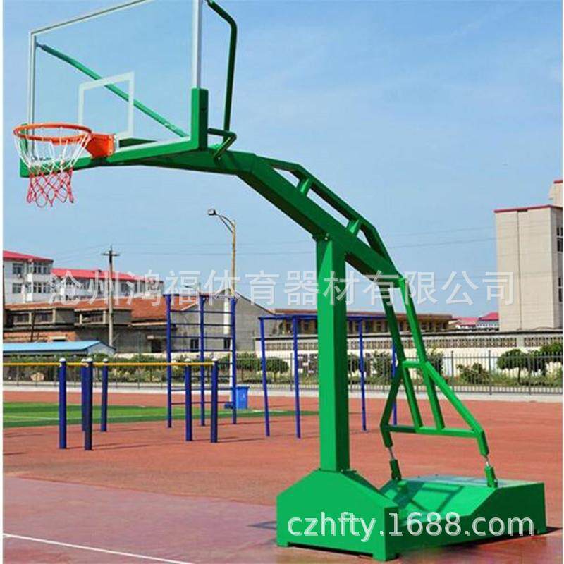 户外移 拆装式256平箱球篮防液压篮球架动 标准电动球架 凹箱篮架