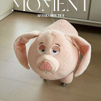 飞现天猪板凳凳哪吒太真人坐骑ZZS猪凳子玩偶娃娃溜溜凳滑轮现乙