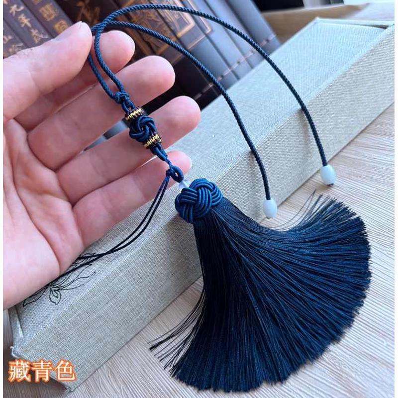 精品DIY曼陀罗中国结汽车挂件流苏组合套件 短胖人造丝挂饰吊穗穗