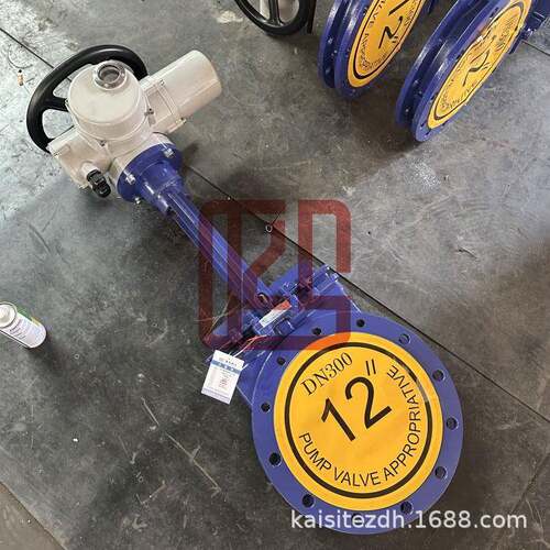 凯司特开关型铸钢电动对夹刀闸阀PZ973H-10CDN300性能稳定