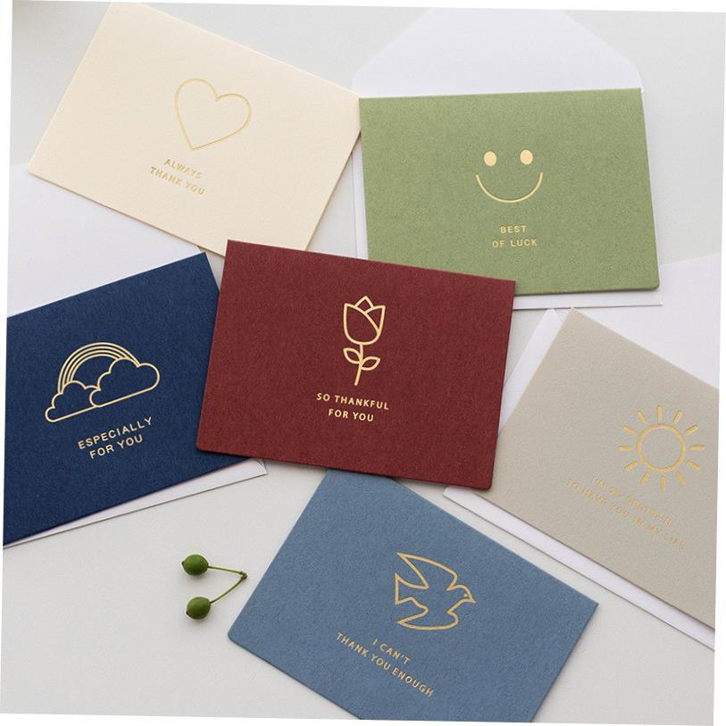 farewell card good luck card greeting cards thank you 贺卡