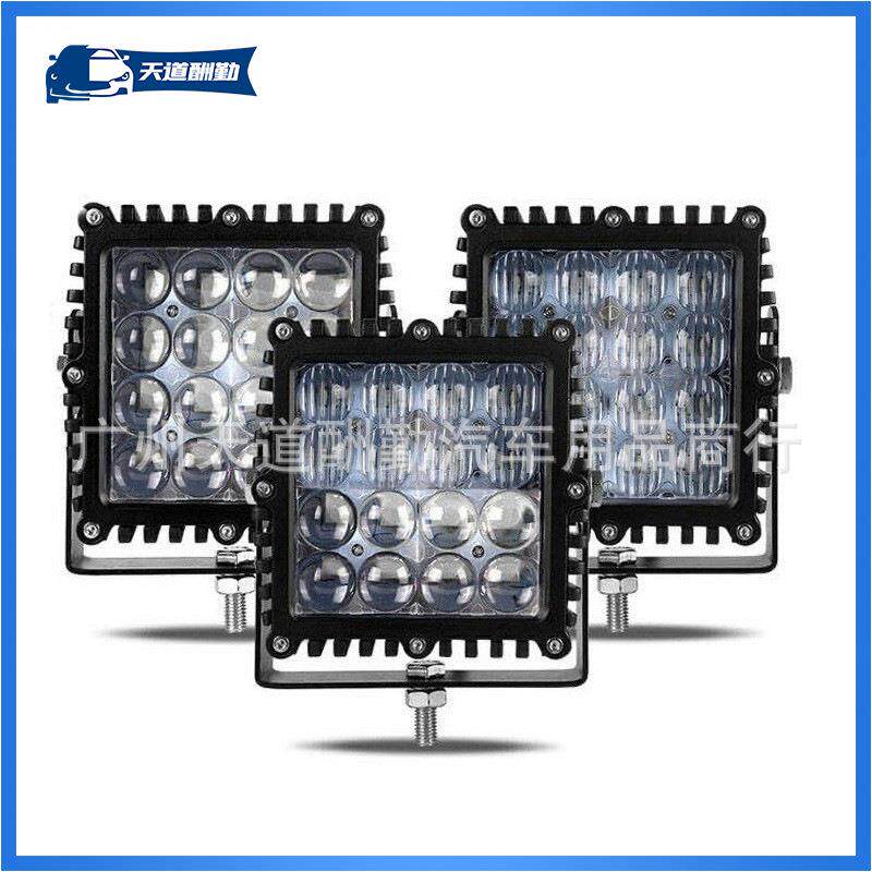 5英寸60W LED工作灯 4D 泛光灯越野车灯工程货车照明灯船用探照灯