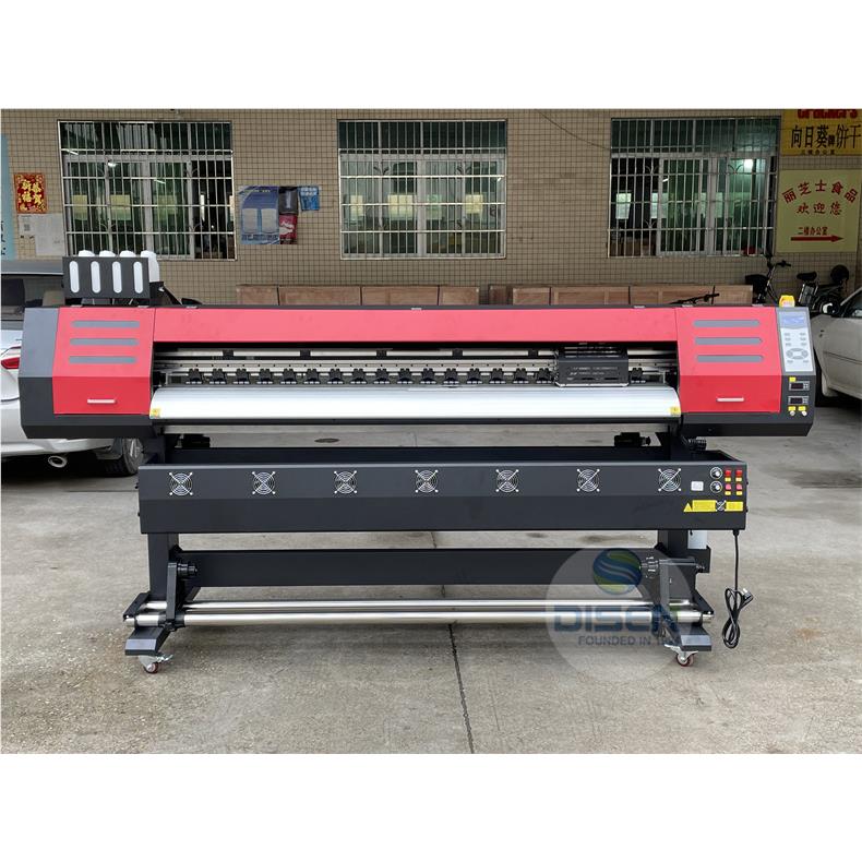 1.8米双头重1型写真机 .6喷米打印DS-MC195机车贴相纸背胶纸绘广