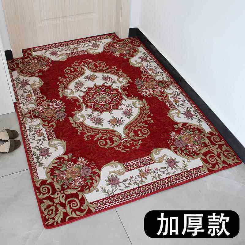 高档提入花机进织地毯门垫进门垫大门户门口脚户门地垫家用高级感