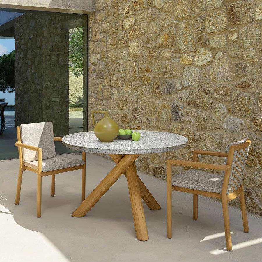 户外庭院沙发藤编桌椅花园露天实木防水防晒北欧阳台别墅酒店室外