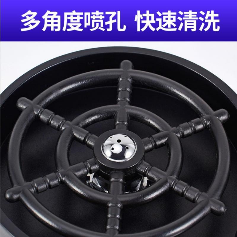 新款直销洗杯器 半自动手压高压杯子喷洗器软管喷洗水龙头吧台ktv
