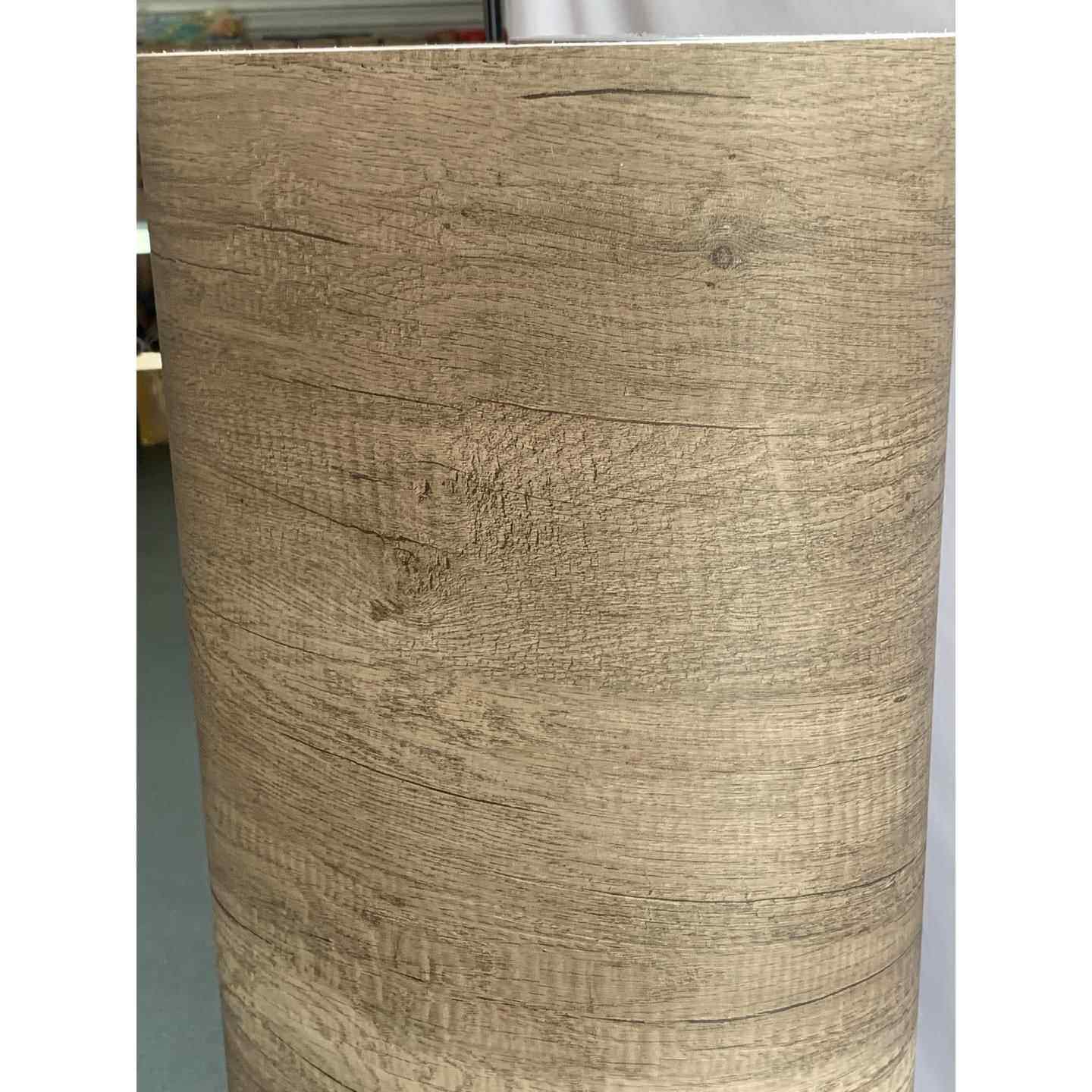特贴厚仿古旧怀木纹背胶自粘墙纸壁纸酒店具翻新家装饰膜波980音